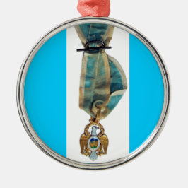 Samhälle av det Cincinnati emblem Julgransprydnad Metall