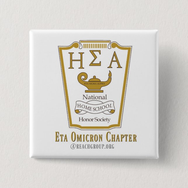 Samhälle för medborgareHomeschool heder klämmer Knapp (Framsida)