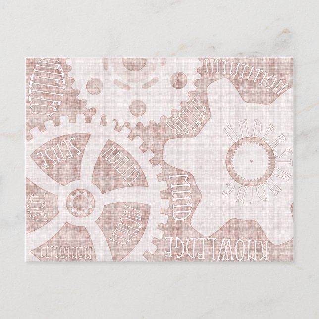 Samhället för nya århundradets intellektuella IV Vykort (Framsida)