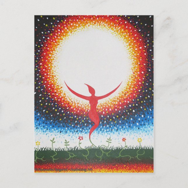 Samhällsomfattande rötter vykort (Framsida)