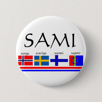 Sami and Scandinavian flags Knapp