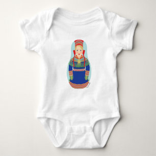 Sami (blont hår) Matryoshka Baby Bodysuit T Shirt
