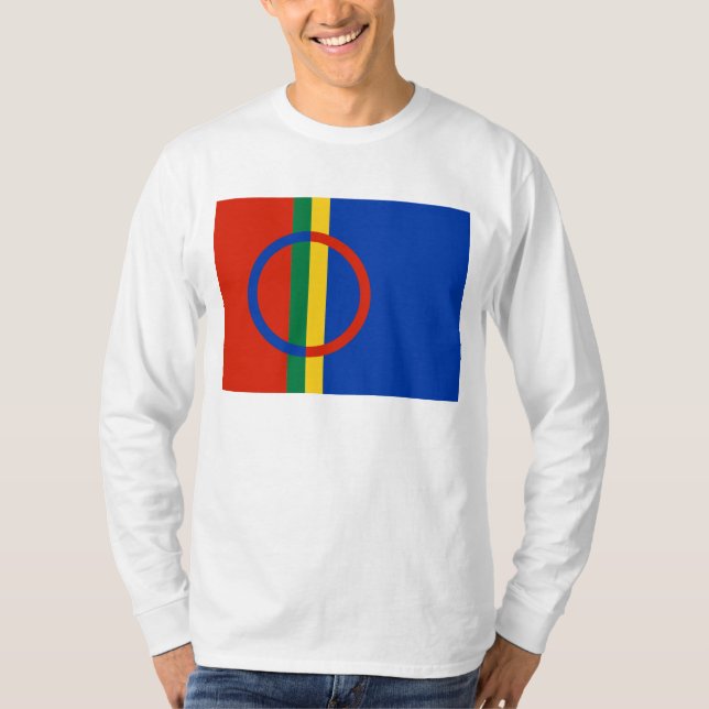 Sami flagga (långärmader) tröja (Framsida)