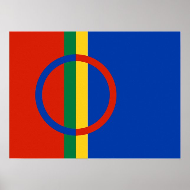 Sami Flagga Poster (Framsidan)