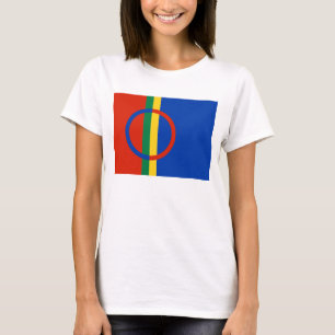 Sami flaggaspagetti fäster tanktop t shirt