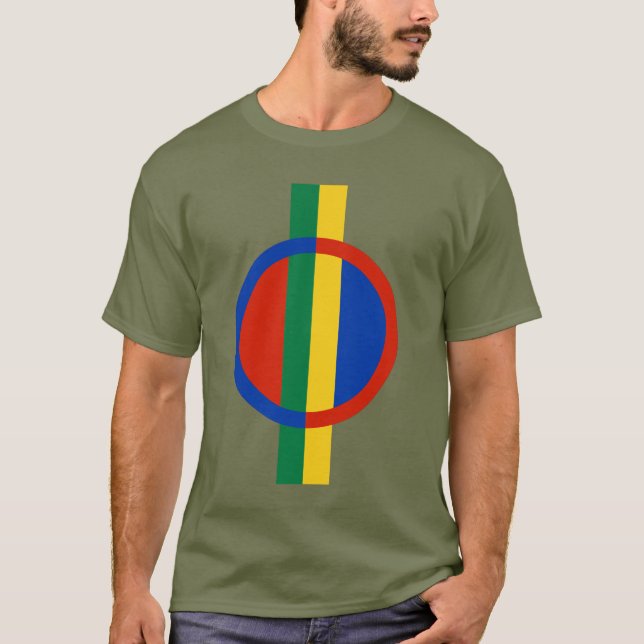 Sami folk flagga tröja (Framsida)