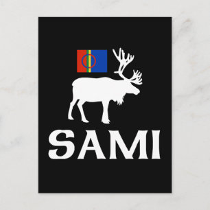 Sami folket av åtta säsonger vykort