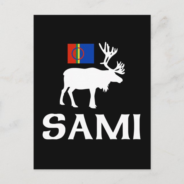 Sami folket av åtta säsonger vykort (Framsida)
