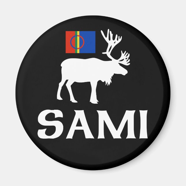 Sami, folket i åtta sjöar magnet (Framsidan)