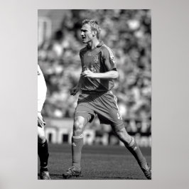 Sami Hyypia spelar upp för Liverpool FC Poster