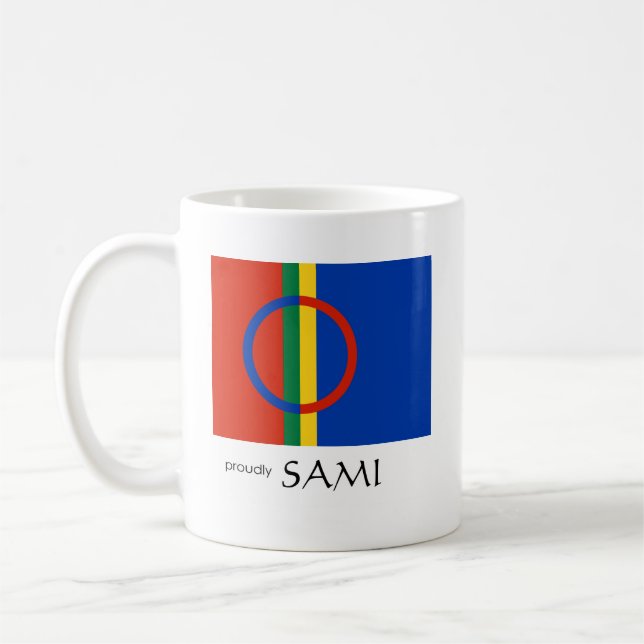 Sami kaffe mugg Proudly Sami (Vänster)
