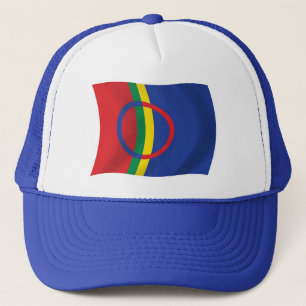 Sami People Flagga Hat Truckerkeps