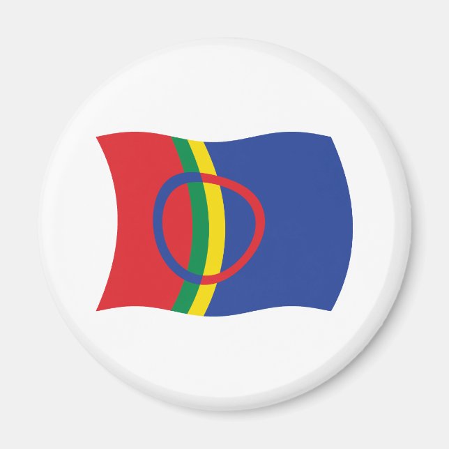 Sami People Flagga Magnet (Framsidan)