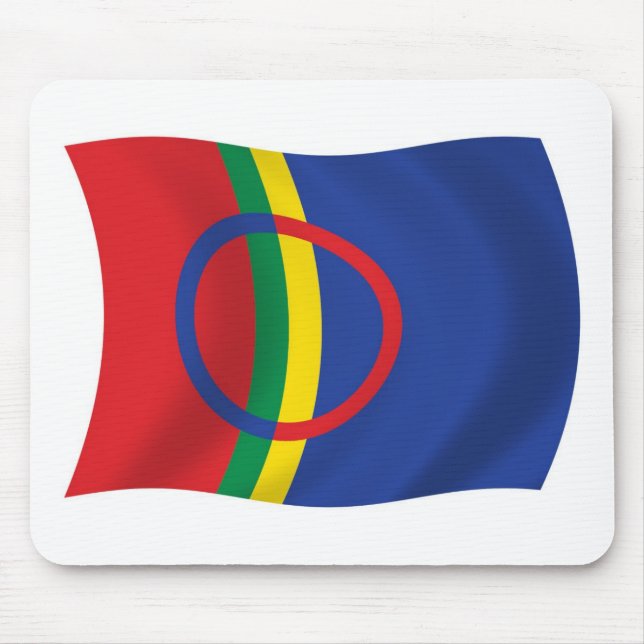 Sami People Flagga Mousepad Musmatta (Framsidan)