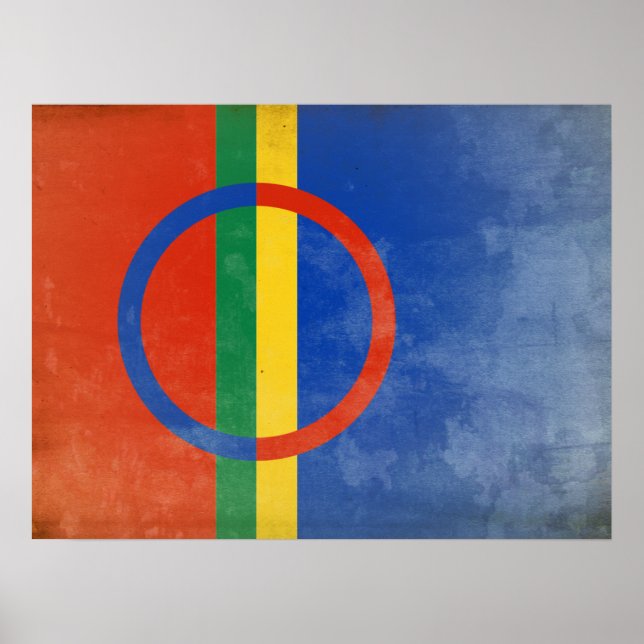 Sami People flagga Poster (Framsidan)