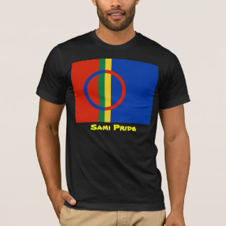 Sami prideT-tröja (svarten) Tee Shirt