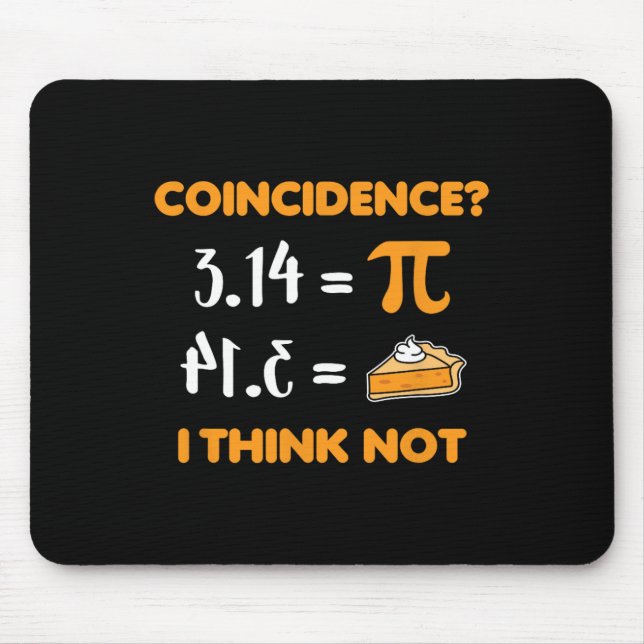 Samincidens Pi 3.14 Math Pun Mathlete Math Älskare Musmatta (Framsidan)
