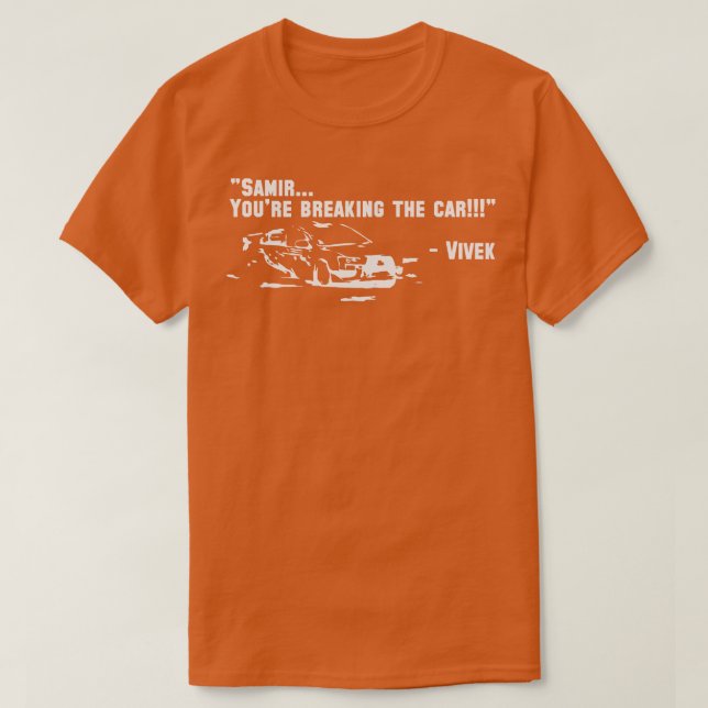 Samir om du bryter ner Rally blk T Shirt (Design framsida)
