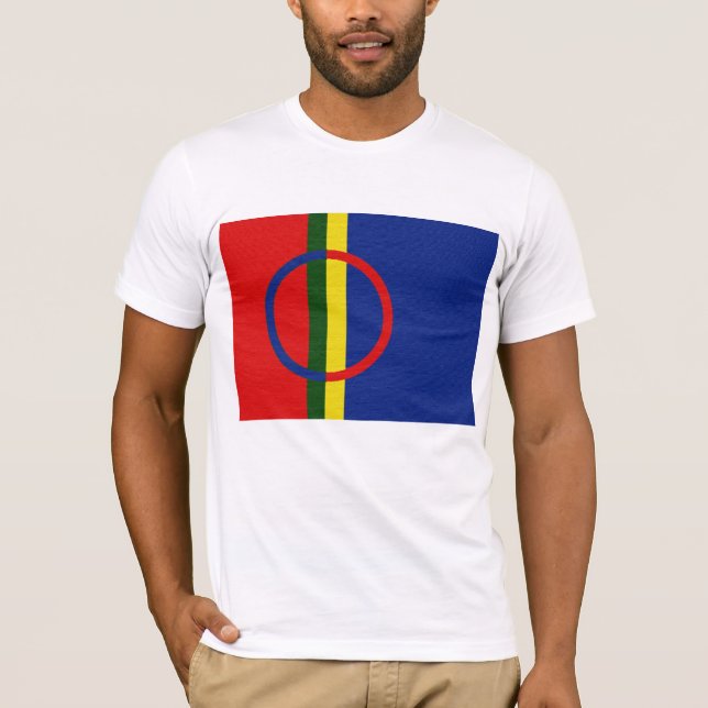Samis flagga tee shirt (Framsida)