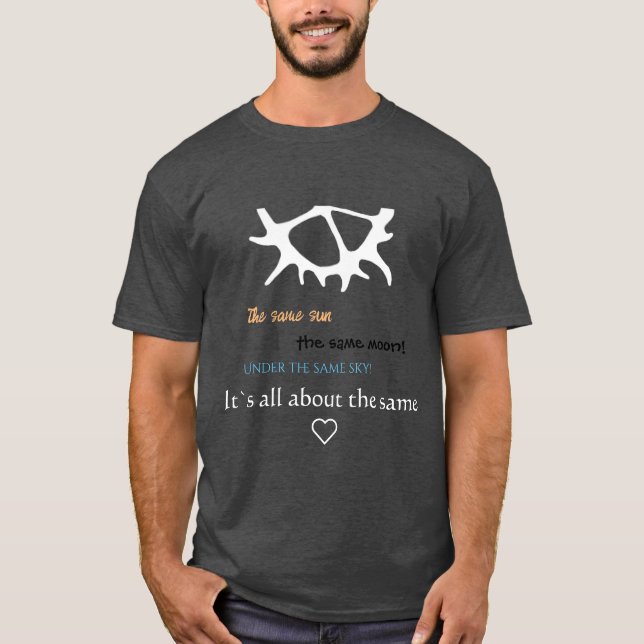 Samisk inspiration, det är ungefär samma sak! t shirt (Framsida)