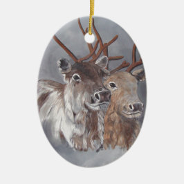 Samisk inspiration  julgransprydnad keramik