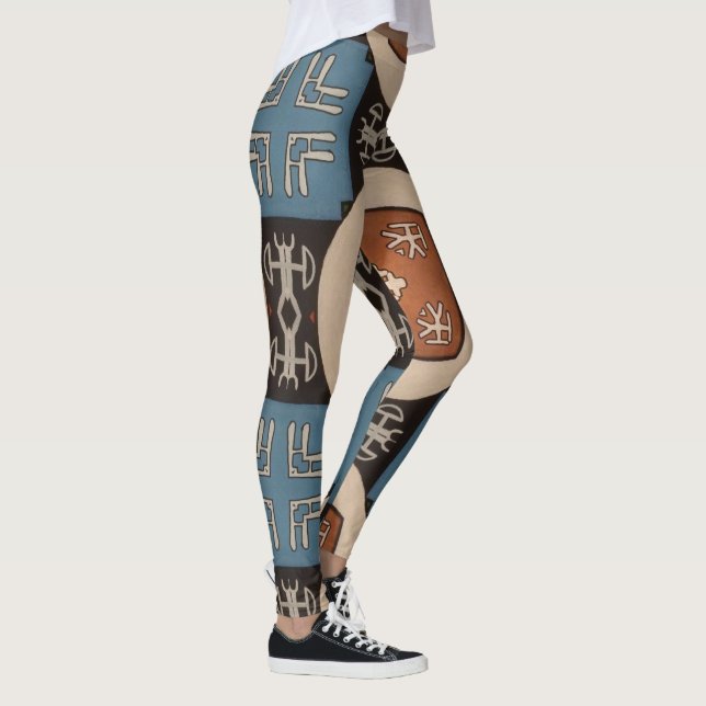 Samisk inspiration  leggings (Höger)