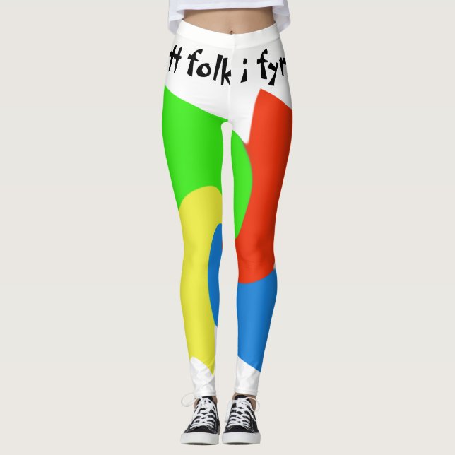 Samisk inspiration  leggings (Framsida)