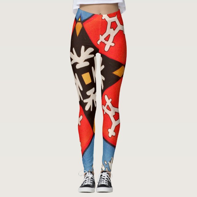 Samisk inspiration  leggings (Framsida)