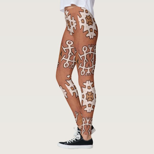 Samisk inspiration  leggings (Vänster)