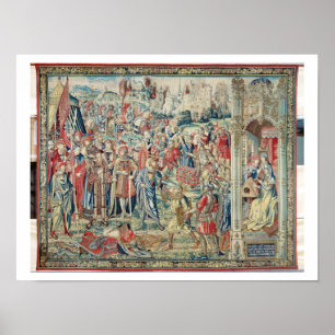 Samla bootyn, tapestryen av David och Bathshe Poster