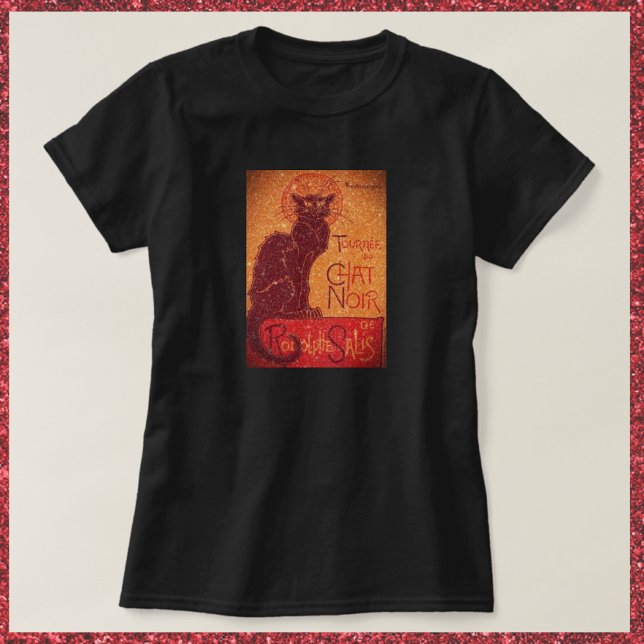 Samla Chatta Noir Art T-Shirt (Skapare uppladdad)