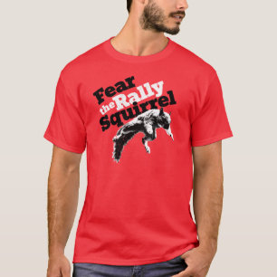 Samla den röda ekorreskjortan t shirt
