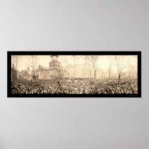 Samla det Philadelphia WWI fotoet 1917 Poster