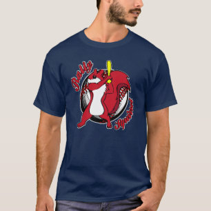 Samla ekorren - manar blått t shirt