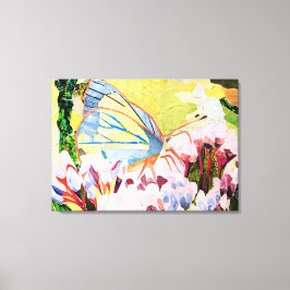 Samla fjäril canvastryck