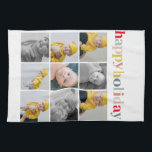 Samla foto | Färgfull Lycklig Helgdag Kökshandduk<br><div class="desc">Bygg upp glädjen och firande med vårt färgstarka Lycklig Helgdag Collage Photo,  ett trevligt tillägg till ditt festliga decor eller en tankfull gåva till dina kära. Det här unika kollaget har en pulserande blandning av ögonblicksbilder med helgdag och fångar upp kärnan i dina omhuldade stunder.</div>