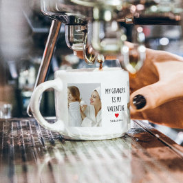 Samla foto | Min morfar är min hjärtans gåva Espressomugg