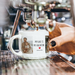 Samla foto | Mitt Pappa är mitt Alla hjärtans gåva Espressomugg