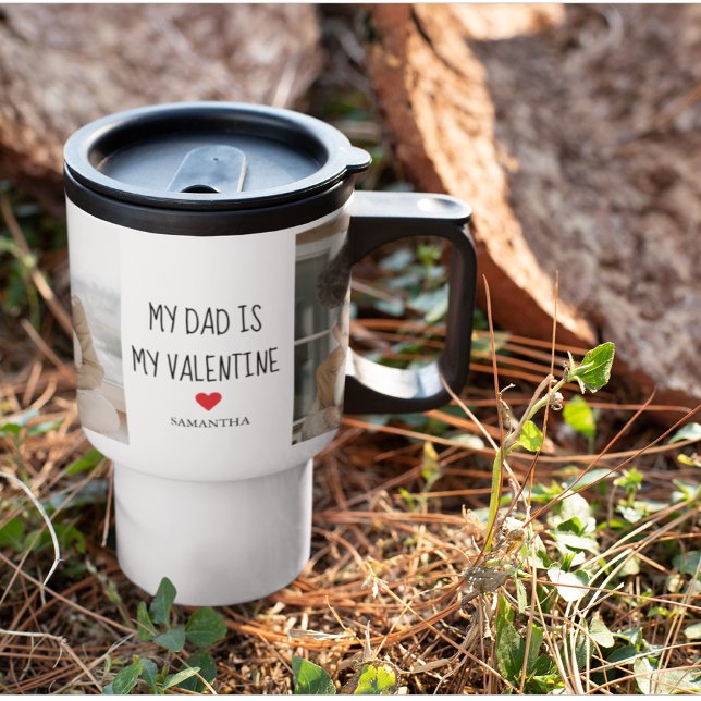 Samla foto | Mitt Pappa är mitt Alla hjärtans gåva Resemugg (Skapare uppladdad)