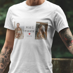 Samla foto Mitt Pappa är mitt Alla hjärtans gåva T Shirt