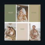 Samla foto Modern Bästa Pappa någonsin-presentatio Magnet<br><div class="desc">Ett foto Modern Bästa Pappa någonsin-gåva är ett perfekt för att visa din uppskattning för pappa. Den här presenten består av en modern fotokollage i stil, som innehåller foton från många av dig och pappa, som belyser de speciella ögonblick och minnen som du har delat tillsammans. Bilderna är ordnade på...</div>