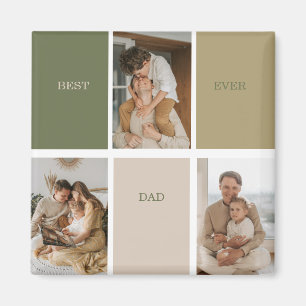 Samla foto Modern Bästa Pappa någonsin-presentatio Magnet