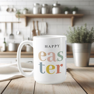 Samla foto och färgat Påsk Helgdag Gift Kaffemugg