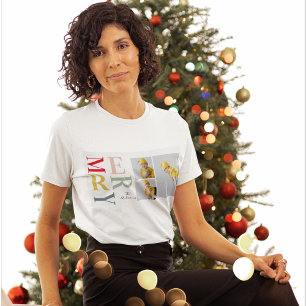 Samla foto och färglöst nyans LYCKLIG HELGDAG T Shirt