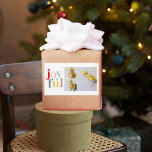 Samla foto och färgstarka Glatta | Helgdag Gift Rektangulärt Klistermärke<br><div class="desc">Samla foto och färgstarka Glatta | Helgdag Gift</div>