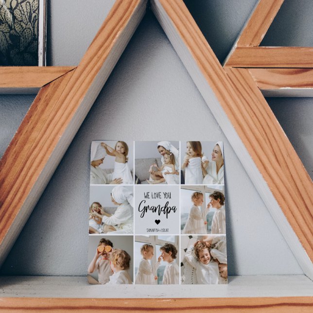 Samla foto | Vi Kärlek You Grandpa Gift (Skapare uppladdad)