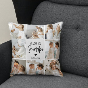 Samla foto Vi Kärlek You Grandpa Gift Kudde
