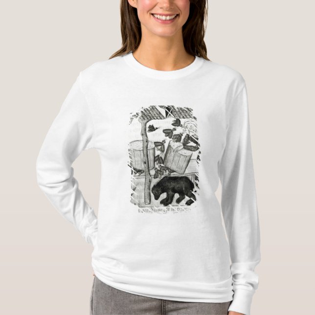 Samla honung tee shirt (Framsida)