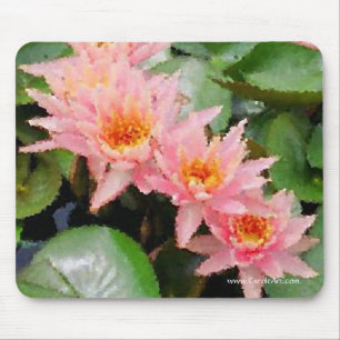 "Samla i en klunga den Monet" näckrosen Mousepad Musmatta