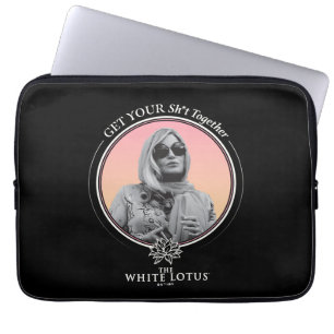Samla ihop din SH*t - den vita lotus Laptop Fodral